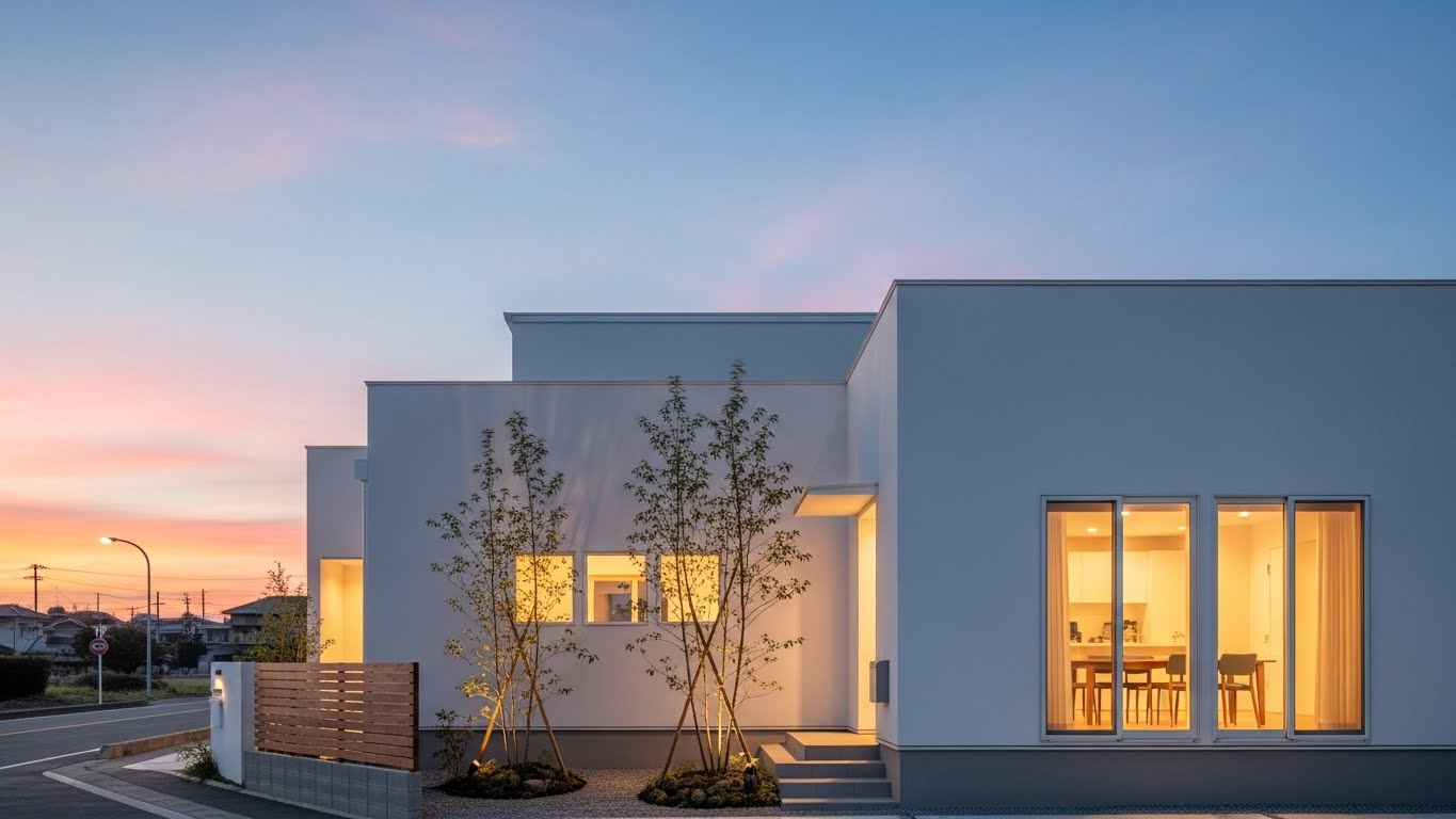 모던 주택 외관